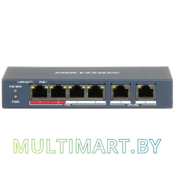 Коммутатор Hikvision DS-3E0106P-E/M картинка 2